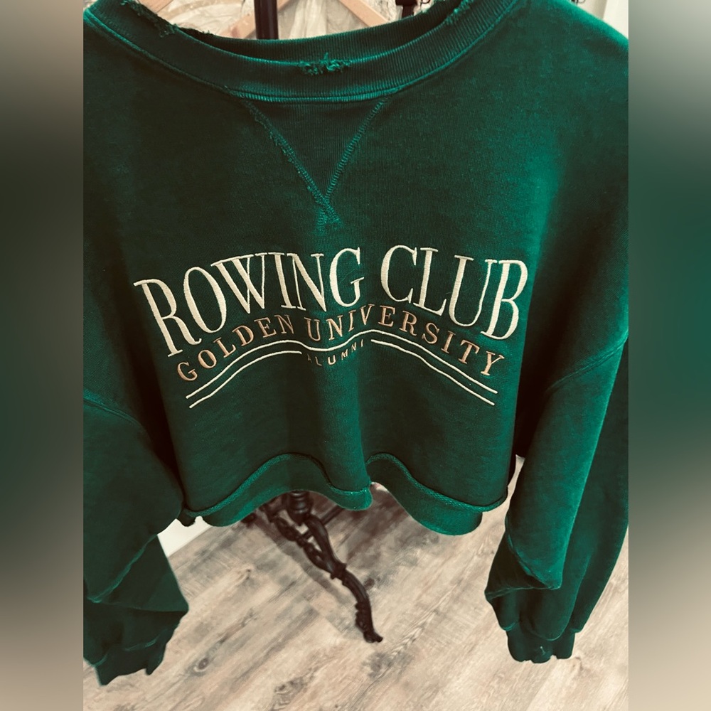 Golden Goose Green Rowing Club Sweatshirt